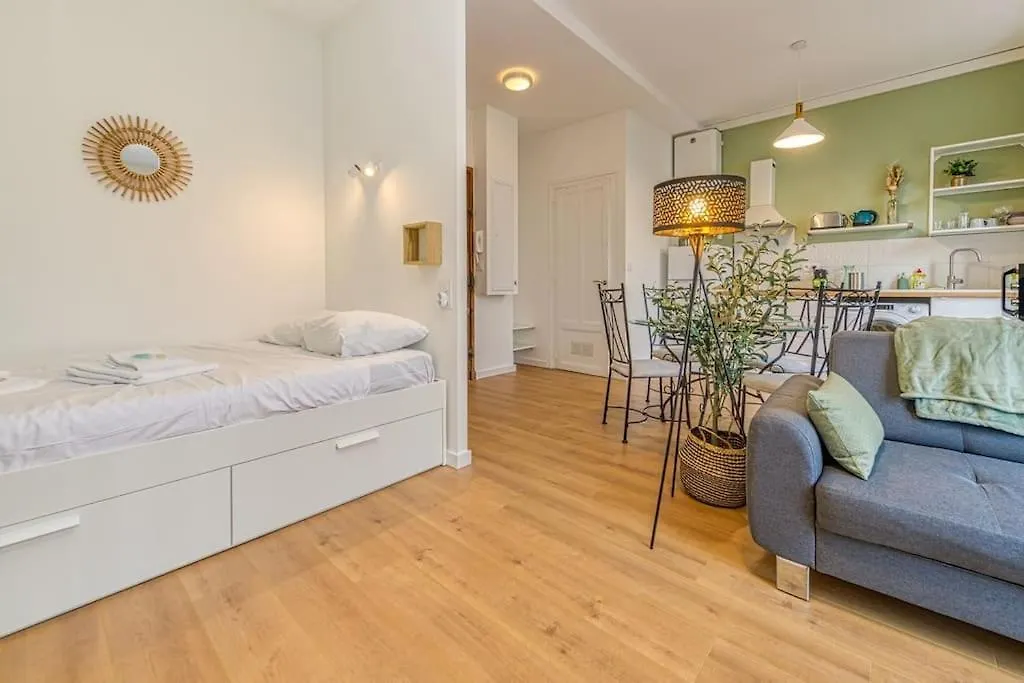 Entre Gare Et Centre-Ville: Lit Double, Wifi Grenoble Apartment